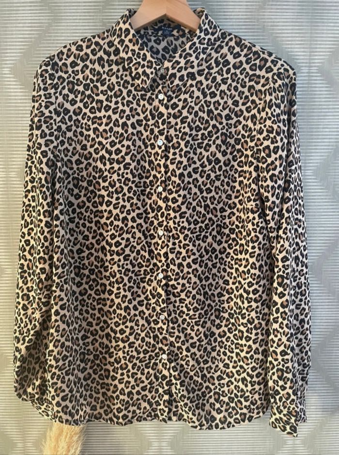 Chemise motif léopard