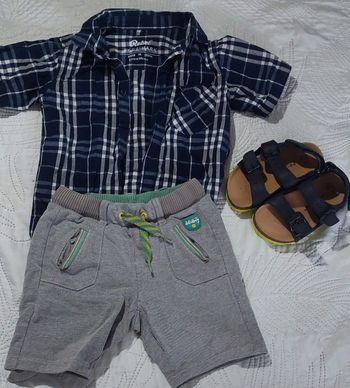 Lot vêtements garçon 2 ans avec chaussures