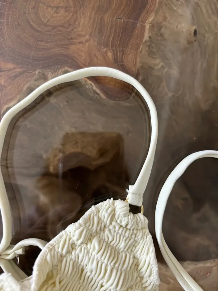 Haut de maillot de bain écru femme Colourful Rebel - photo numéro 4