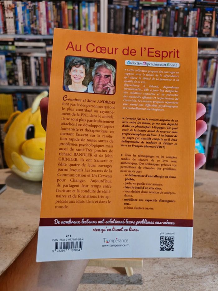 Livre Au Cœur de l'esprit La PNL en Psychothérapie - photo numéro 2