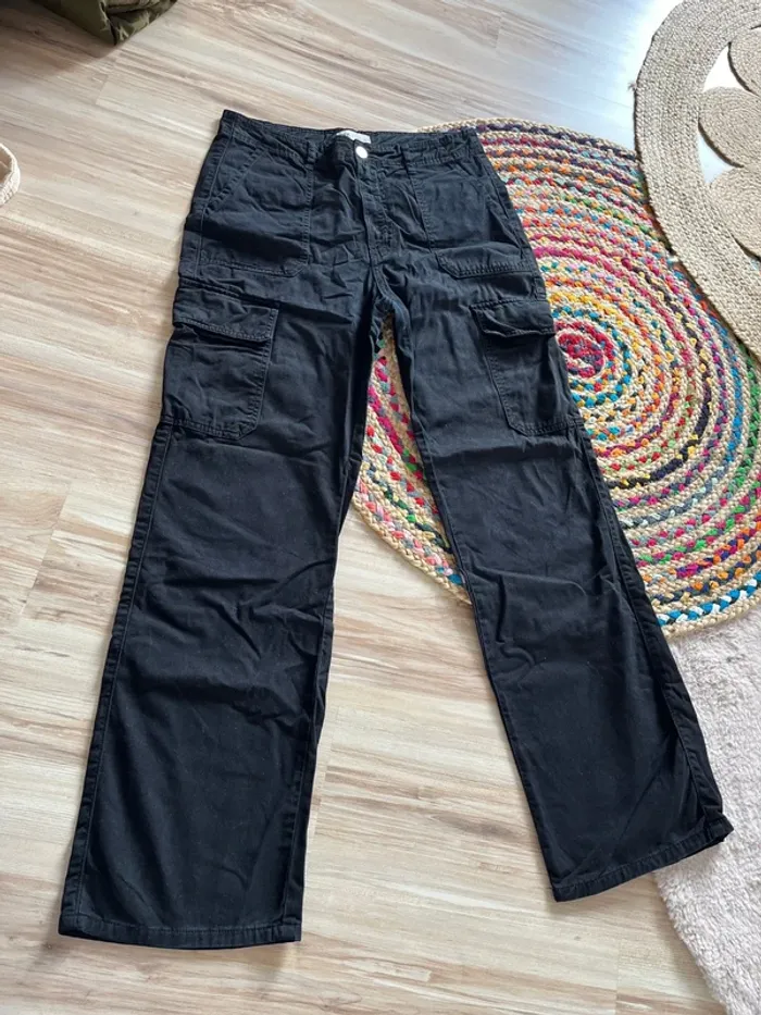 Pantalon cargo noir