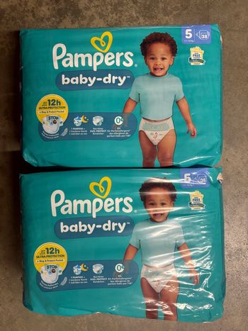Pampers baby-dry ,taille 5.11 à 16kg