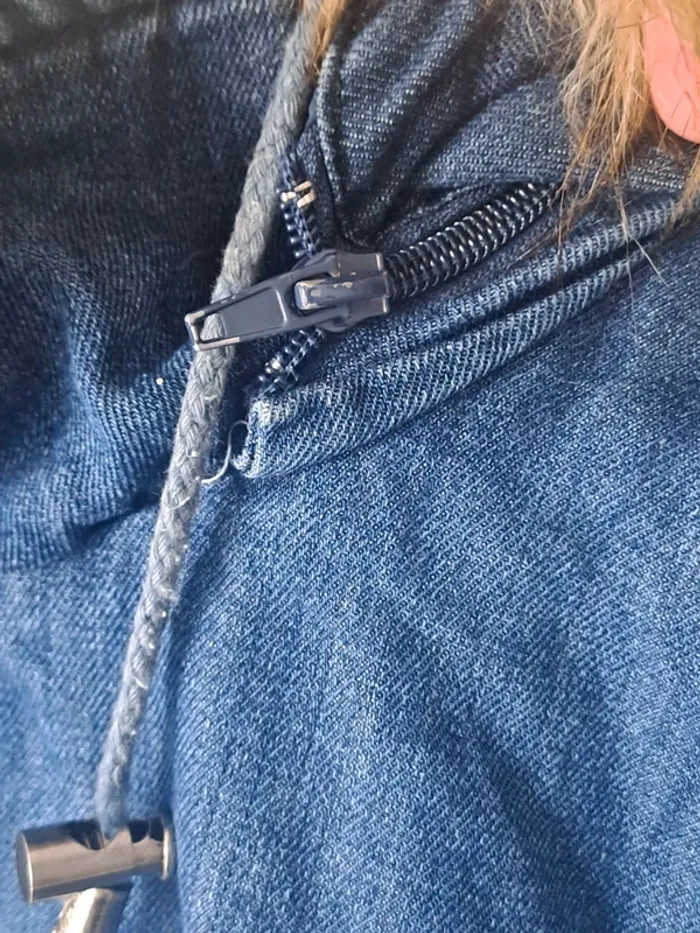 Manteau doudoune effet jean en extérieur Taille 4 Elyne - photo numéro 11