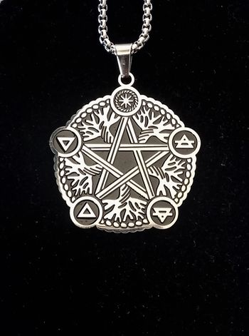 Chaîne + pendentif spirituel