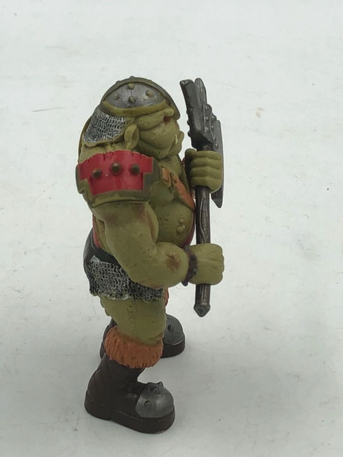 Figurine d'action fantastique guerrier oger ork avec hache - Tower of Doom - ELC - photo numéro 4