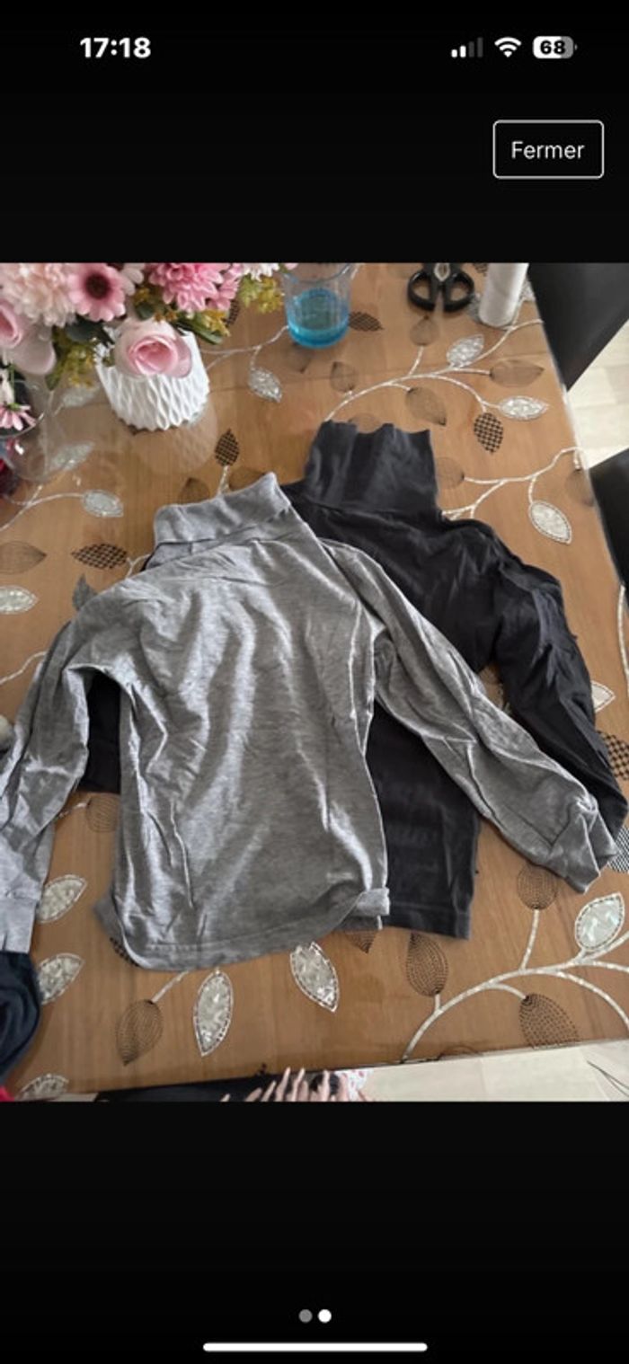 Sous pull taille 6 ans
