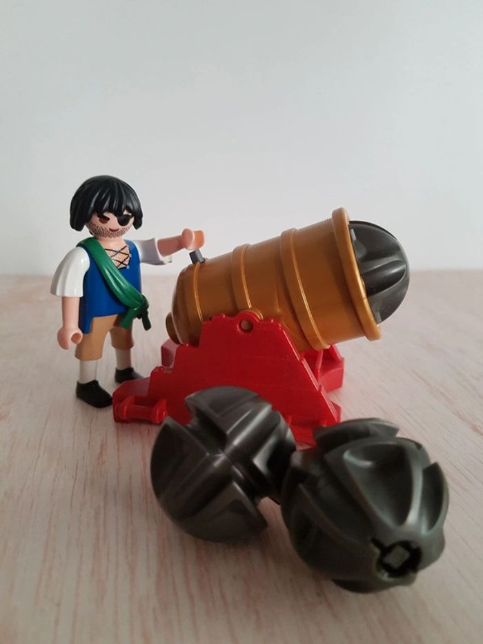 Pirates, bateau et tire-boulet Playmobil pirates - photo numéro 2