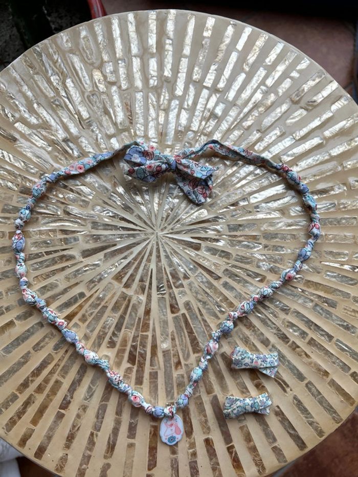 Sergent Major lot collier + 2 pinces à cheveux assortis - photo numéro 5