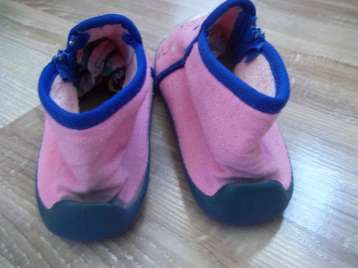 Chaussons zippés rose Girafe 27 - photo numéro 3