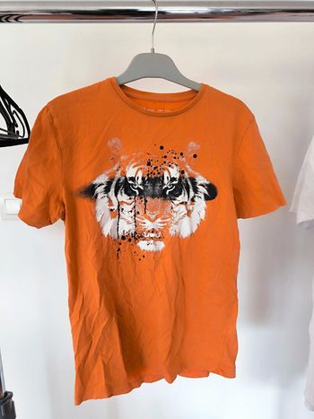 👕 T-shirt Orange Tigre Gémo - Taille 12 ans - Garçon
