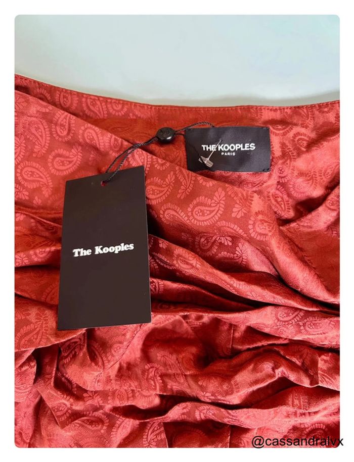 Short the kooples rouge motif - photo numéro 4