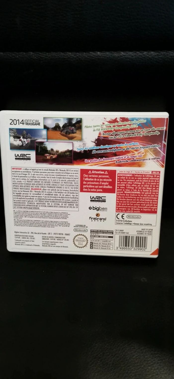 Jeu Nintendo 3ds wrc fia world rally championship the official game - photo numéro 3