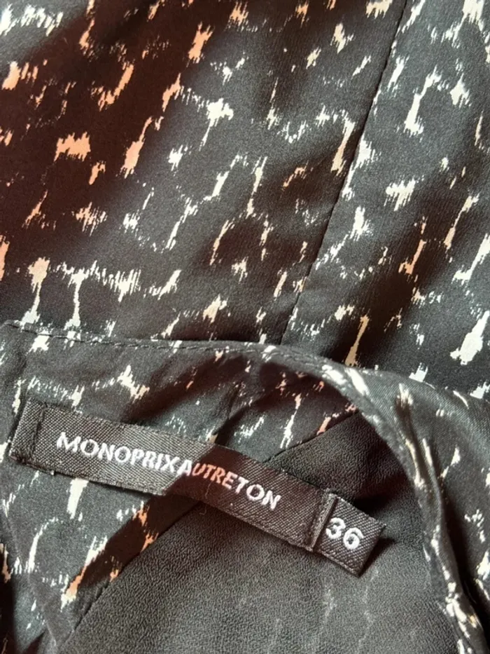 Superbe robe fluide chic neuve Monoprix 🌸 S 36 - photo numéro 8