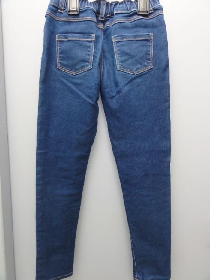 Pantalon en denim bleu