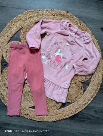 🌷Pyjama Sergent Major vieux rose – Douceur & féerie !