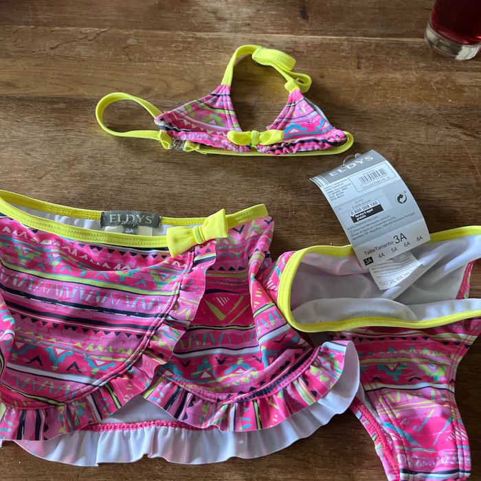 Maillot de bain 3 pièces 3 ans