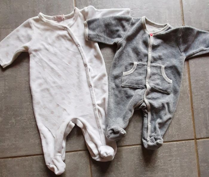 Lot 2 pyjama fille 1 mois