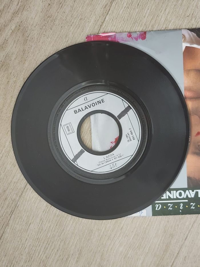 Daniel Balavoine – L’Aziza / Tous les cris les S.O.S. – 45T (Barclay 883 484-7, 1985) - photo numéro 3