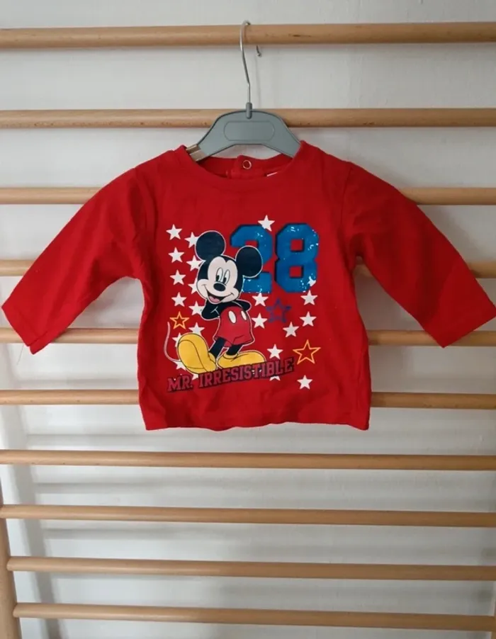 T-shirt manche longue mickey