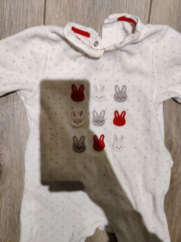 Pyjama argenté 12 mois - photo numéro 2