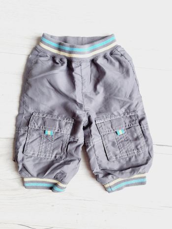 Vêtement bébé garçon pantalon gris 6 mois