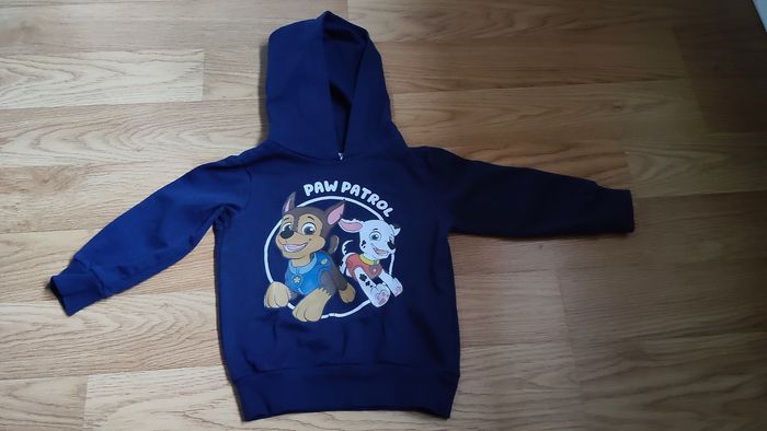 Sweat à capuche pat patrouille 3 ans