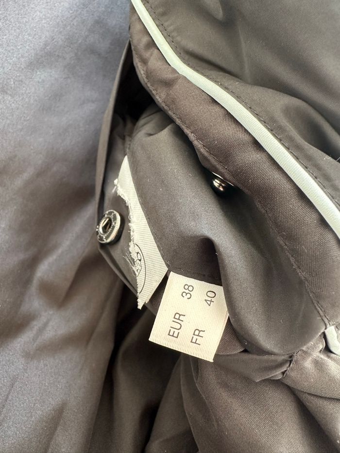 Veste matelassée , doudoune noire C&A avec ceinture, taille M - photo numéro 7