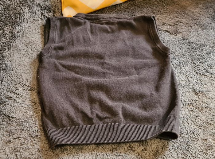 Gilet noir sans manches garçon taille 5 ans La Redoute - photo numéro 3