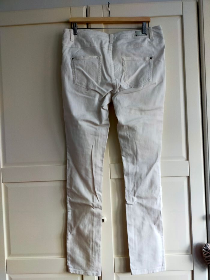 Jean blanc femme taille 42 Grain de malice - photo numéro 2
