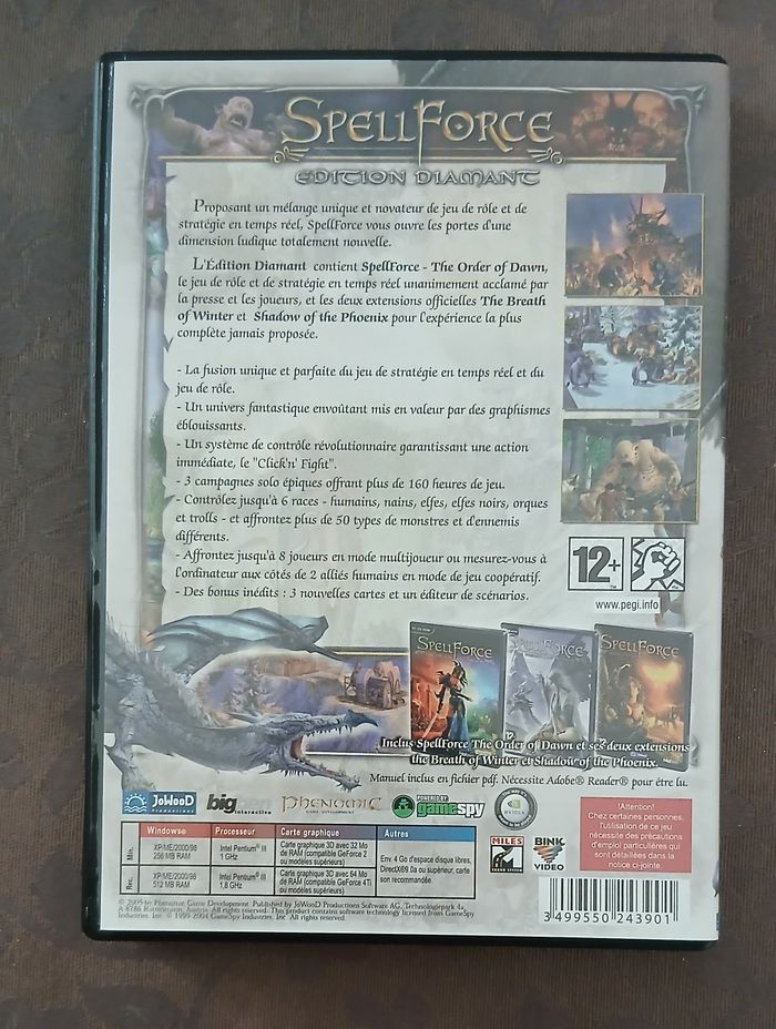 Jeux PC SPELLFORCE - Edition DIAMANT (jeux + extensions) - photo numéro 2