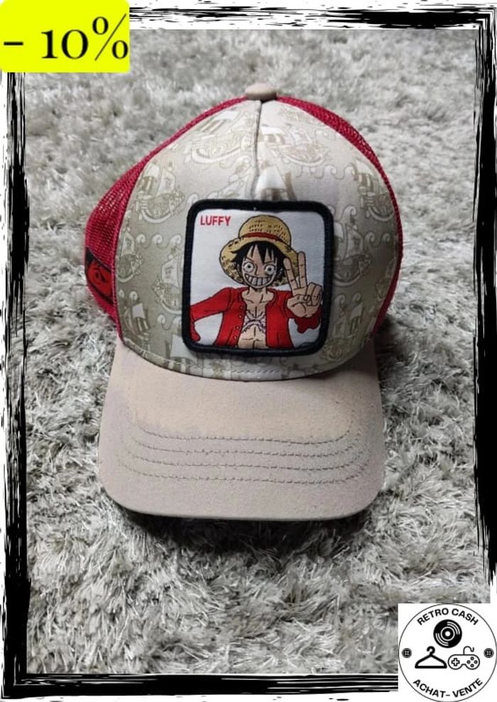 Casquette Luffy capslab one piece fermoir cassé