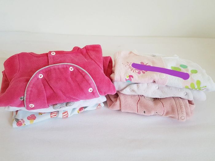 Lot 5 pyjamas 0M ou Naissance