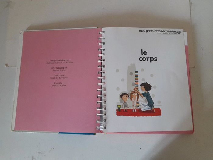 Livre Galliamard jeunesse le corps - photo numéro 3