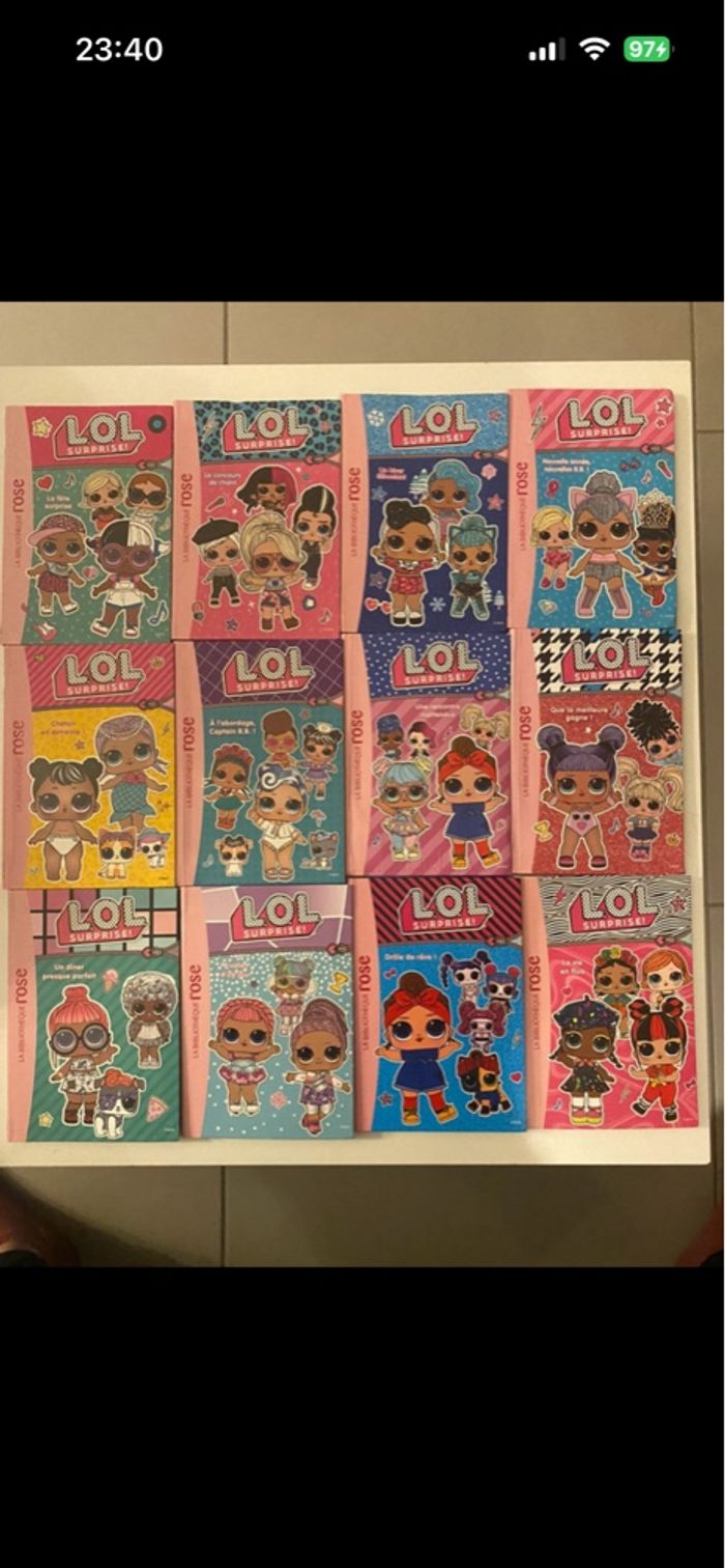 Collection livres LOL Surprise