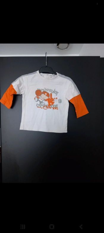 Tshirt manches longues taille 18mois kimbaloo