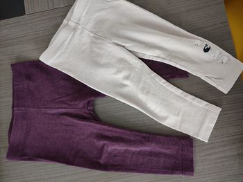 Lot de deux leggings fille