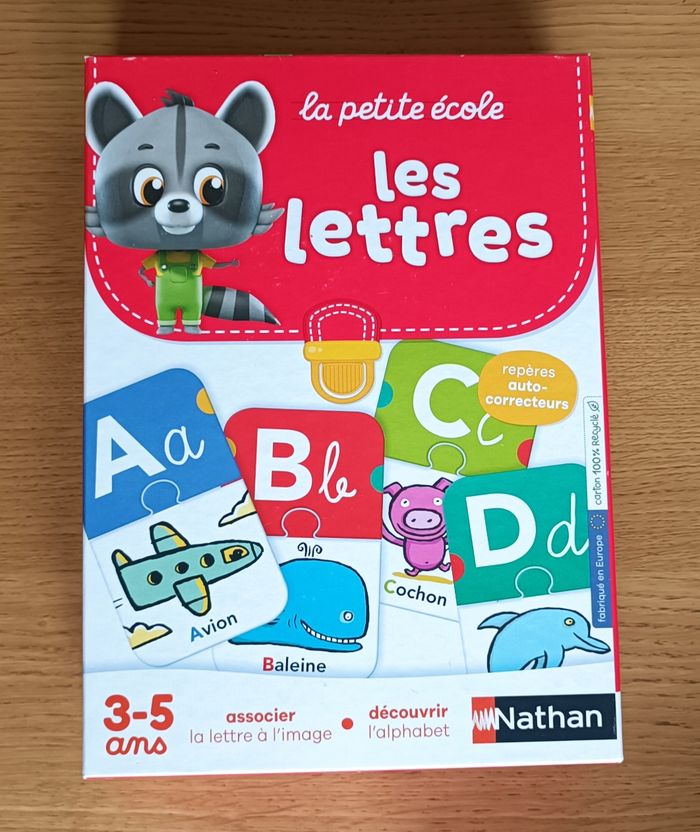 Jeu La Petite École Les Lettres Nathan 3 ans + - photo numéro 2