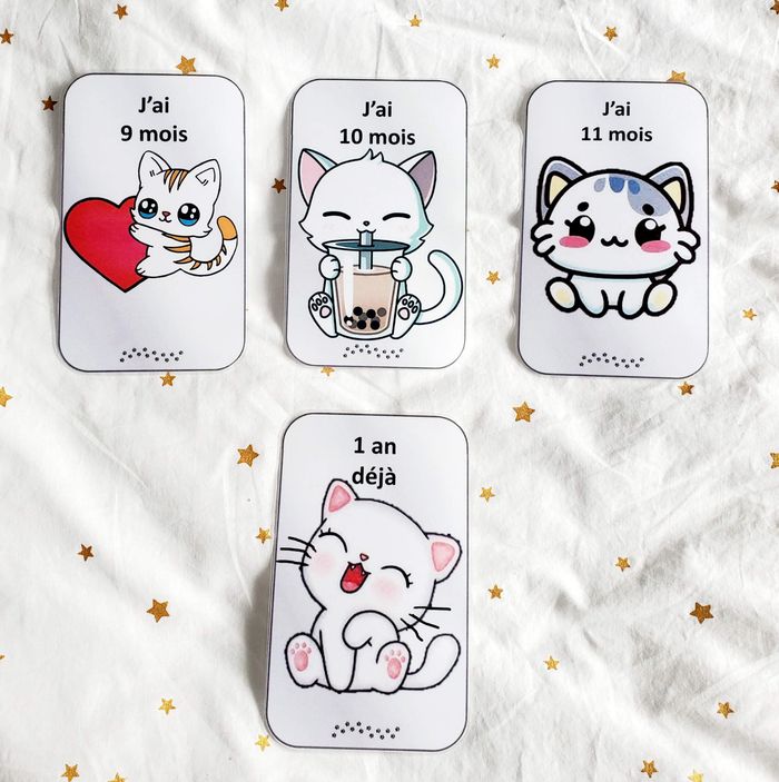 Cartes étape - Chat Kawaï - photo numéro 4