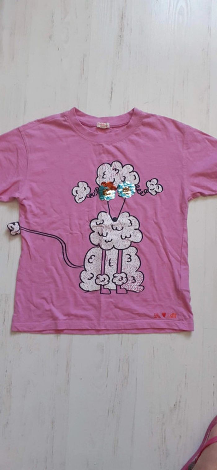 Tee shirt large Du pareil au même 10 ans