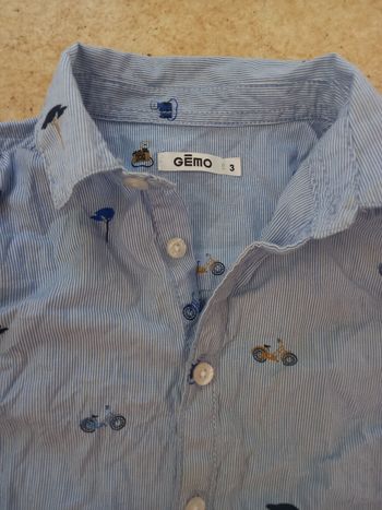 Chemise 3 ans garçon