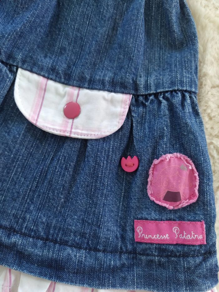 Jupe jeans 12 mois princesse patatra - photo numéro 2