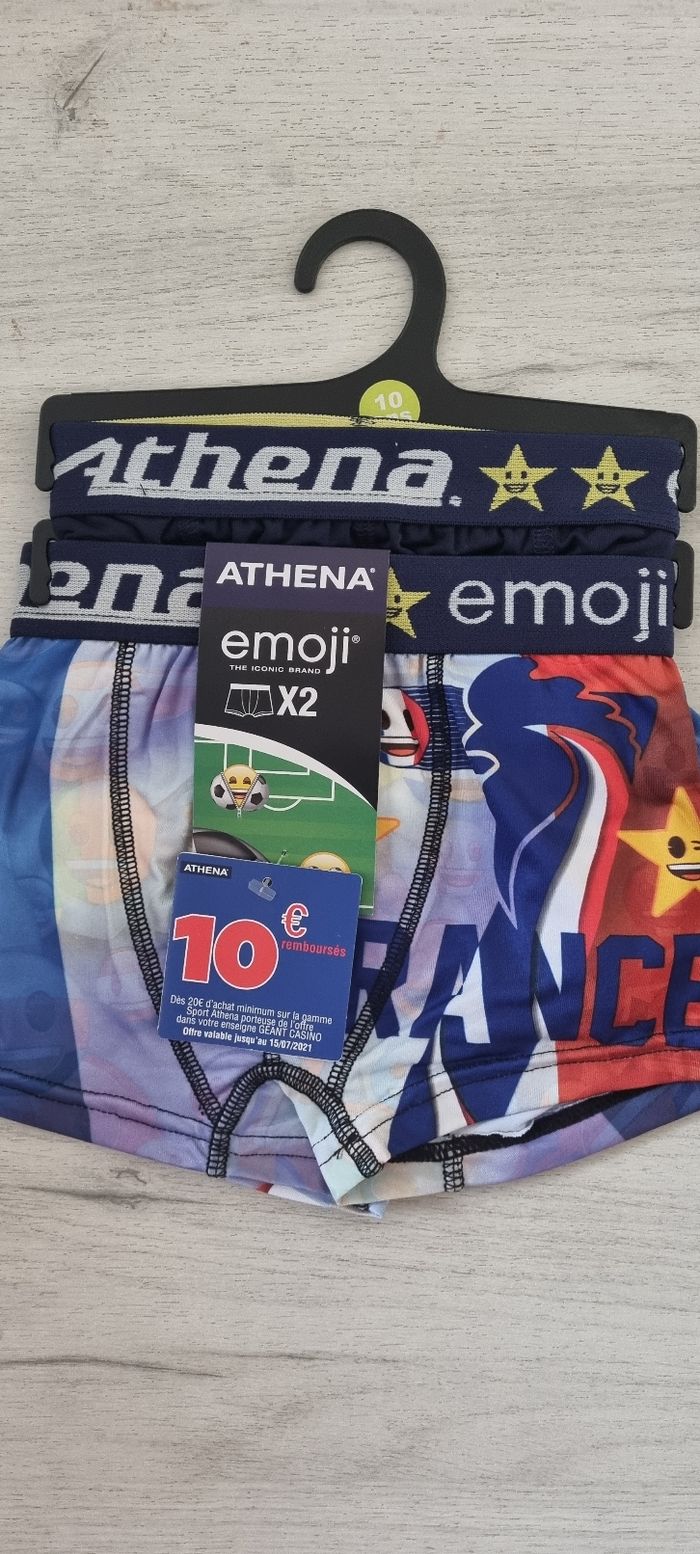 Lot de 2 boxers athena emoji