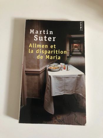 Livre allmen et la disparition de Maria