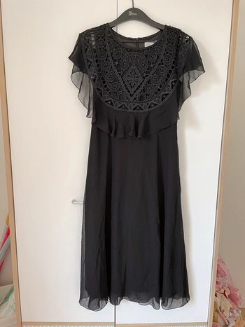 Robe longue en soie T36