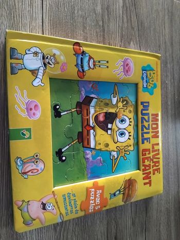 Livre Puzzle Bob l'éponge