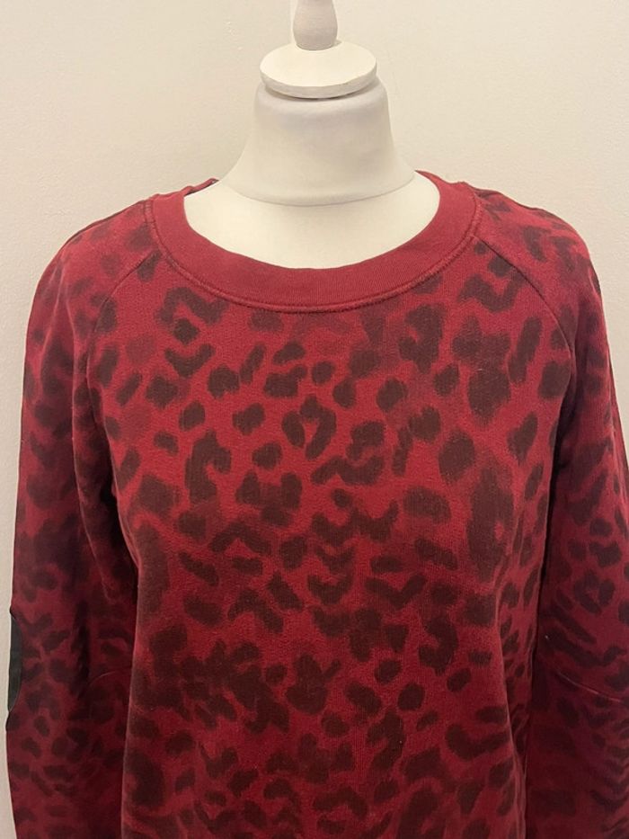 Sweat motif animal rouge et noir Sandro S - photo numéro 3