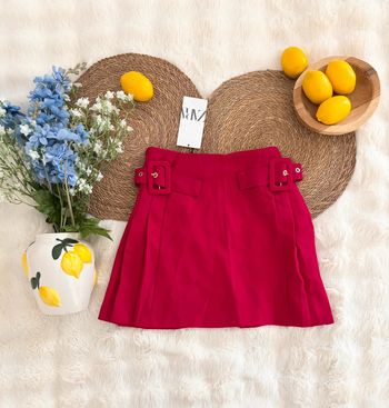 Jupe fuchsia Zara taille M plissée