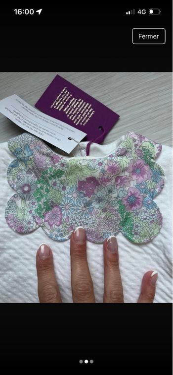 Ensemble jacadi Liberty blanc