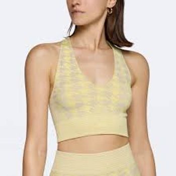 Top Sport Houndstooth Harmony - Yellow / Beige