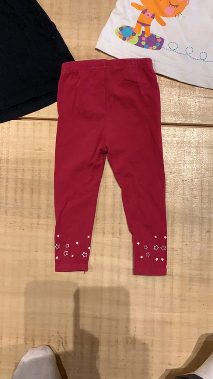 Ensemble 2 tee-shirts et un legging 18 mois - photo numéro 5